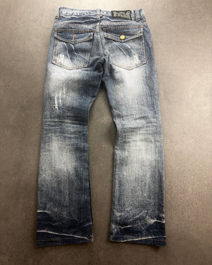 LOWBOX "BLEACHED SCARS" DENIM (S)