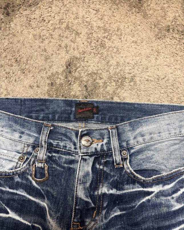 JACKROSE "WHITE NOISE FADE" DENIM