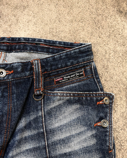 NICOLE CLUB "DISTORTED FADE" DENIM