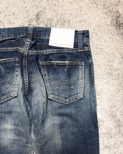 REBEL VINTAGE "BROKEN FADE" DENIM