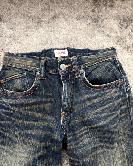EDWIN "WHISKERED FLARE" DENIM (M)