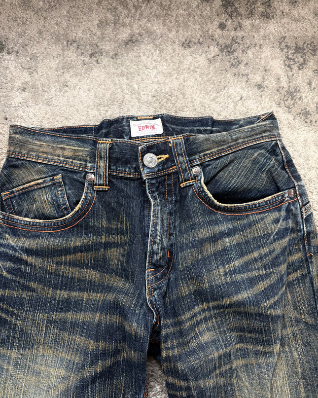 EDWIN "WHISKERED FLARE" DENIM (M)