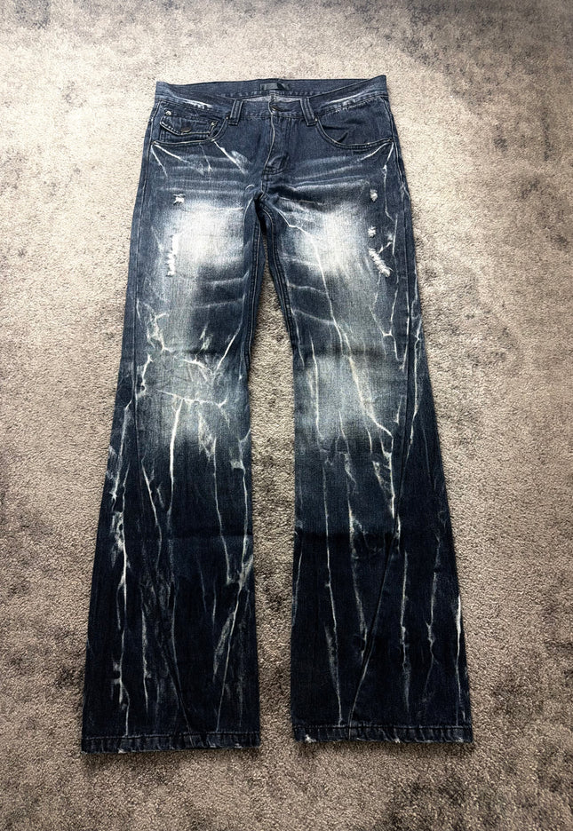 BLACK BACCARA "LIGHTNING VEIN" DENIM