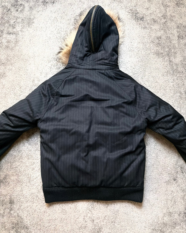 GREEN LABEL "PINSTRIPE AVIATOR" PUFFER