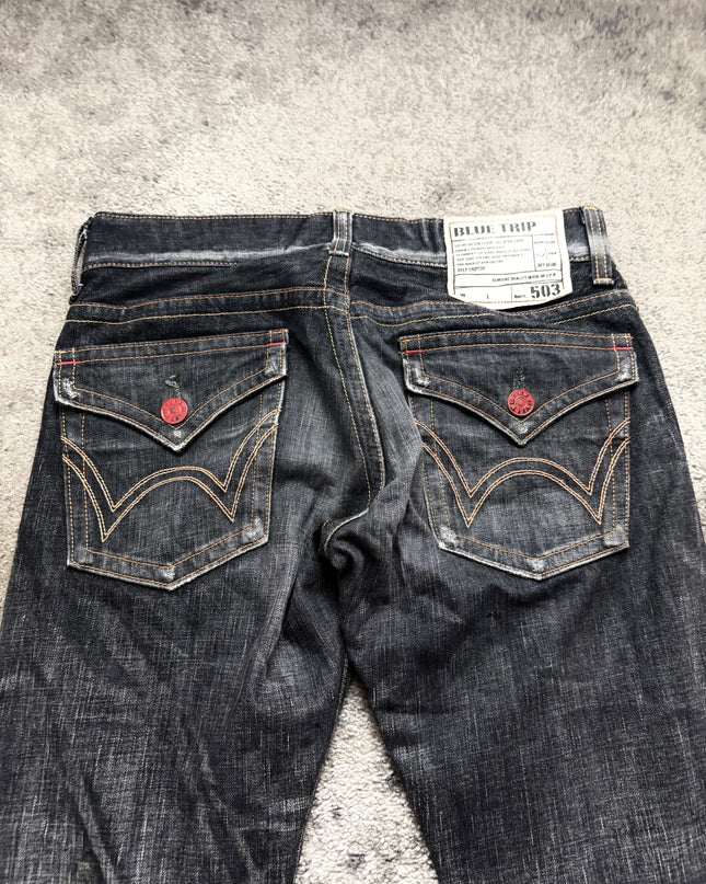 503 "BLACK FLARE" DENIM (S-M)
