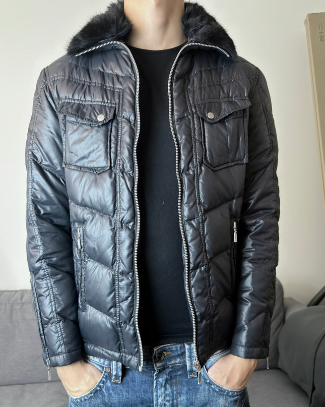 ABAHOUSE "BLACK ICE AVIATOR" PUFFER