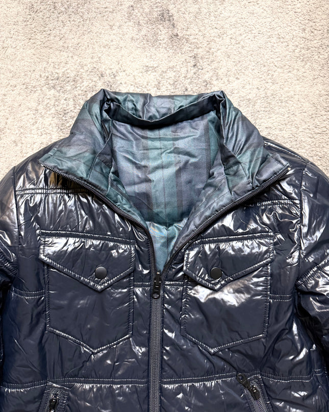 HEISEI "SHADOW PLAID" REVERSIBLE PUFFER