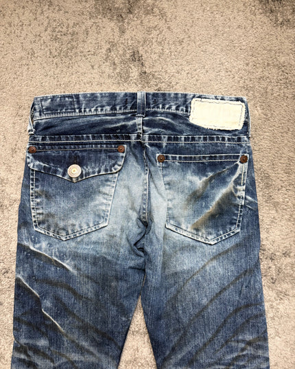 BLUE WAY "CRUSHED INDIGO" DENIM