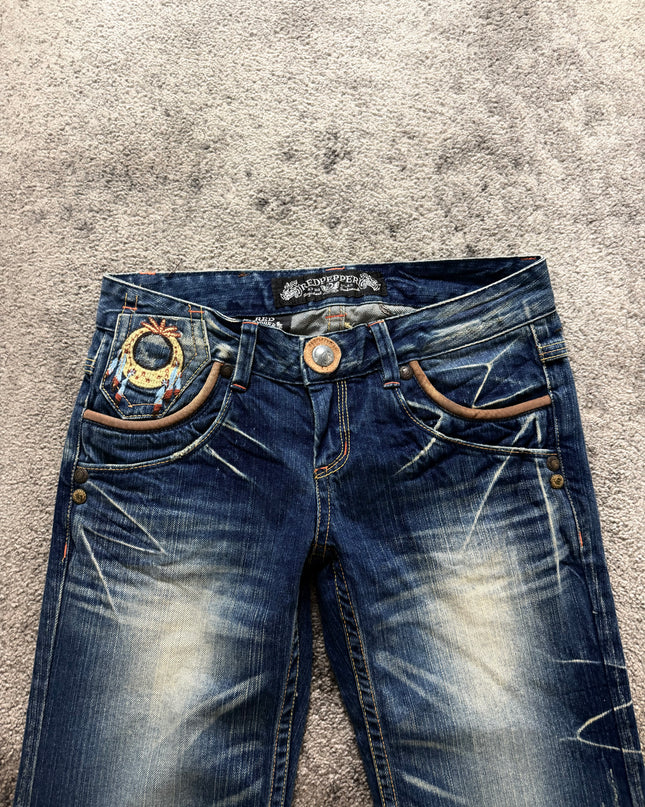 RED PEPPER "SUNBURST FADE" DENIM (S-M)