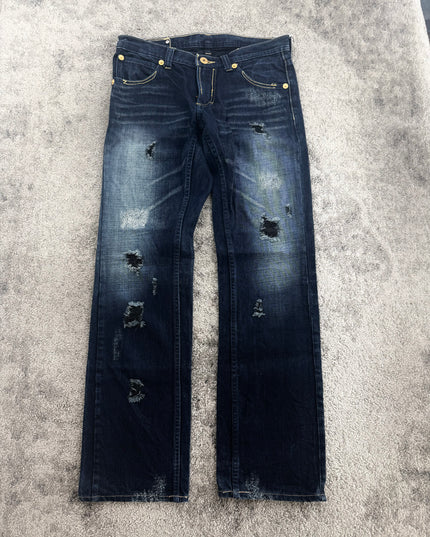 ARMYOFNO "GRUNGE DISTRESS" DENIM (S-M)