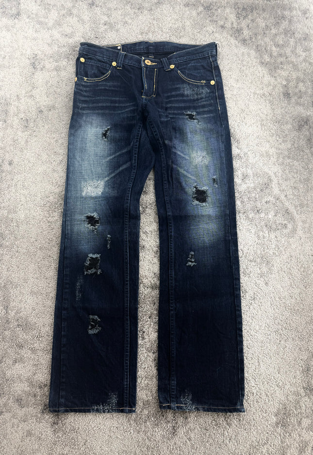 ARMYOFNO "GRUNGE DISTRESS" DENIM (S-M)