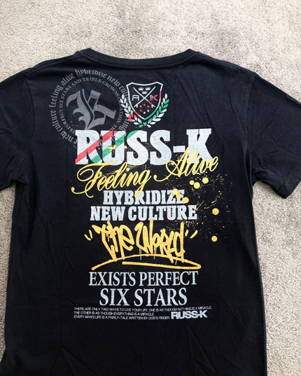 RUSS K "FEELING ALIVE" TEE (M)