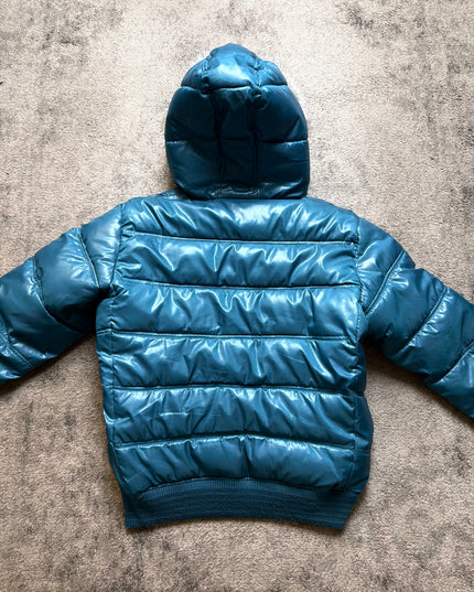 COTTON ISLAND "BLUE STATIC" PUFFER