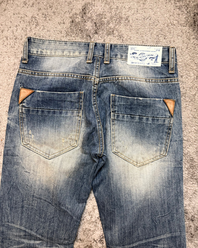 RETRO ENGINE "SOFT FADE" DENIM