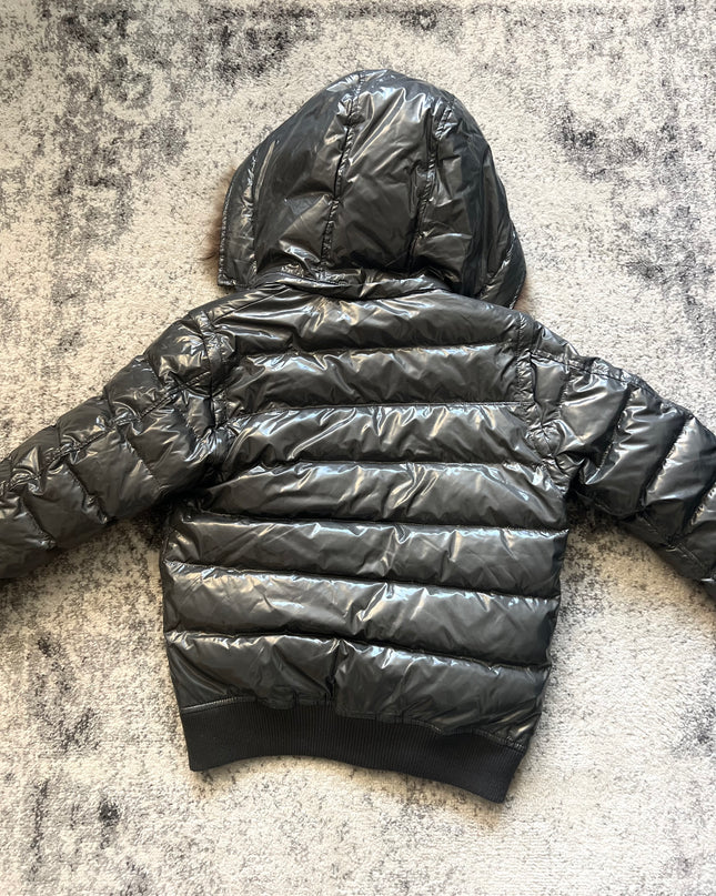 TETE HOMME FUR PUFFER GREY