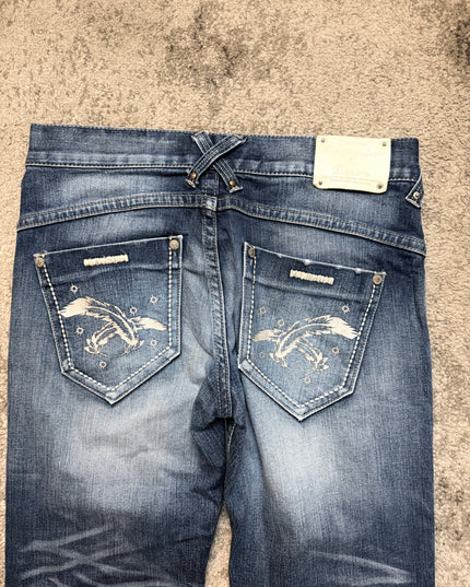 RED PEPPER "FADE BLOOM" DENIM