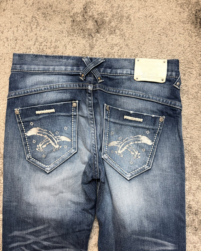 RED PEPPER "FADE BLOOM" DENIM