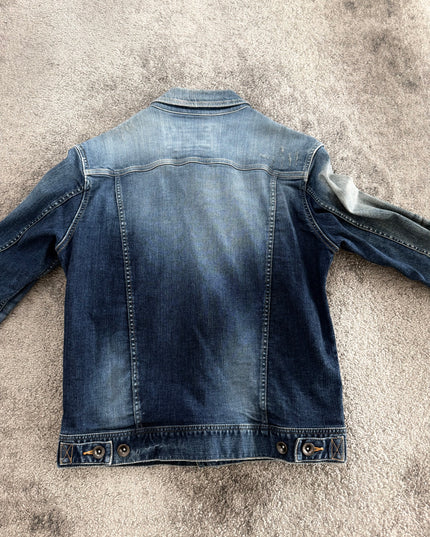 JACKROSE "MIDNIGHT FADE 2" DENIM JACKET (S-M)