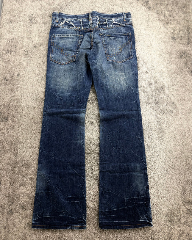 SEMANTIC DESIGN "STUDDED CHAOS" DENIM (M)