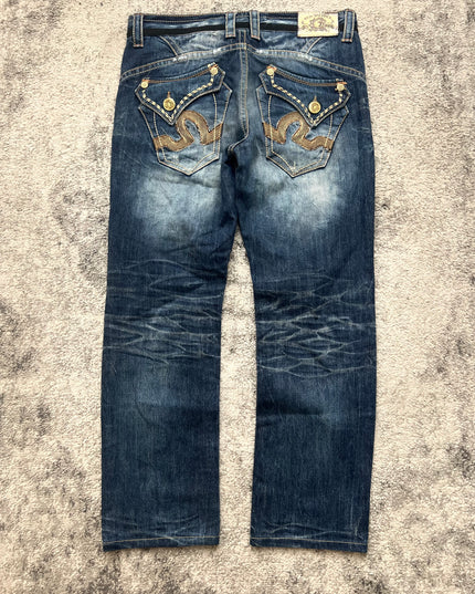 RED PEPPER "SNAKE ECLIPSE" DENIM