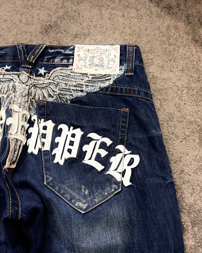 RED PEPPER "MIDNIGHT STATIC" DENIM