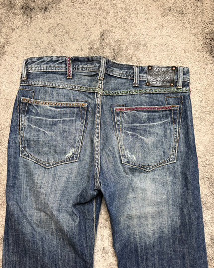 MENS BIG "FADED NOISE" DENIM