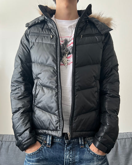 HITMAKER "BLACK PADDED" FUR PUFFER
