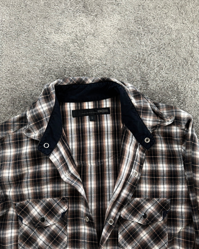 SCHLÜSSEL "BROWN STATIC" FLANNEL (L)