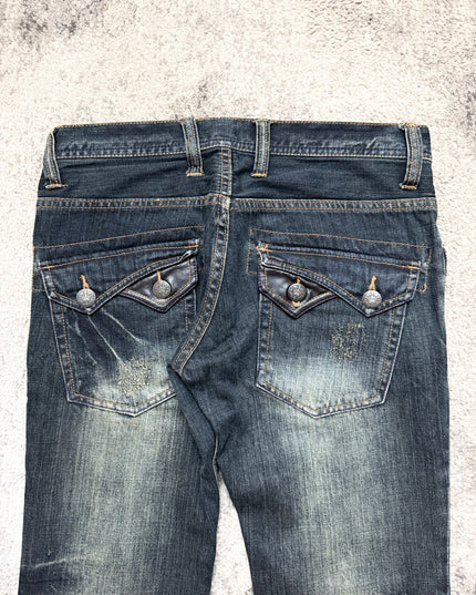 AL DELIO "MIDNIGHT STATIC" DENIM