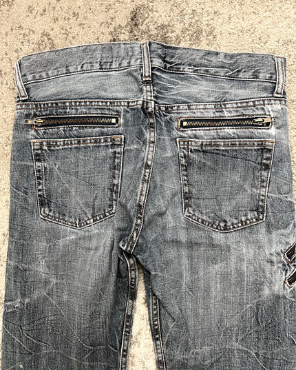 ORIRIN "ZIPPER-SCAR" DENIM