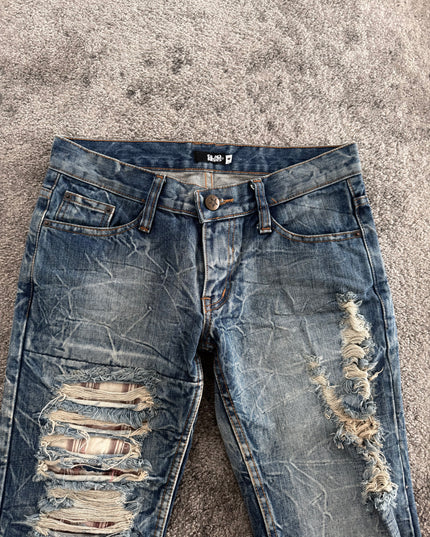 GLAD NEWS "CRASH DISTRESS" DENIM (M)