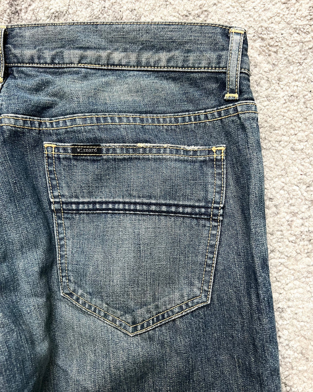 WIZZARD "RUSTED HALO CUT" DENIM