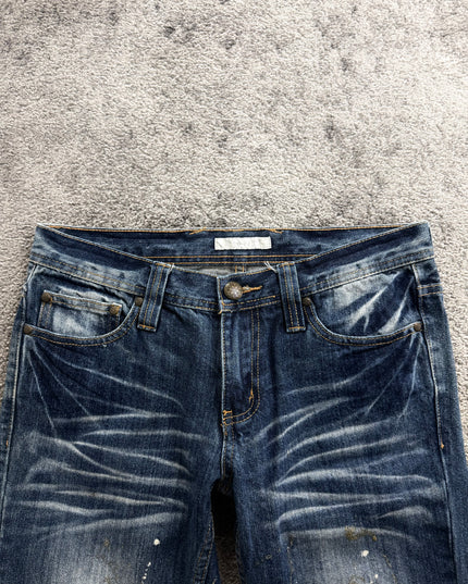 WILD PARTY "PAINTED WHISKER" DENIM (S-M)