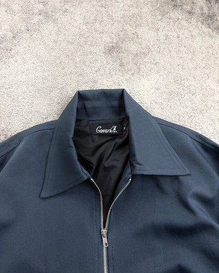 CAVARIA "MINIMAL ZIP BLOUSON" JACKET (S-M)