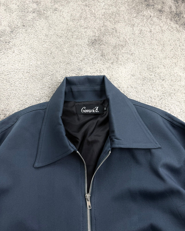 CAVARIA "MINIMAL ZIP BLOUSON" JACKET (S-M)