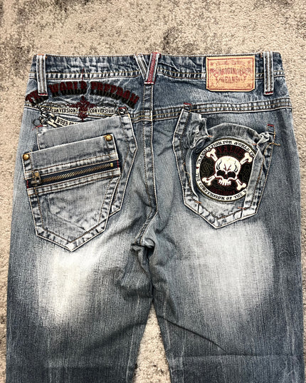 WORLD FREEDOM "SKULL REQUIEM" DENIM