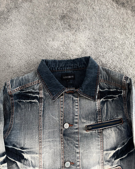 LOWBOX "GHOST FADE" DENIM JACKET (M)