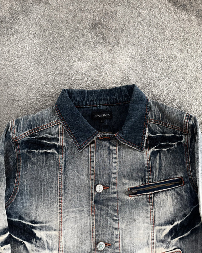 LOWBOX "GHOST FADE" DENIM JACKET (M)