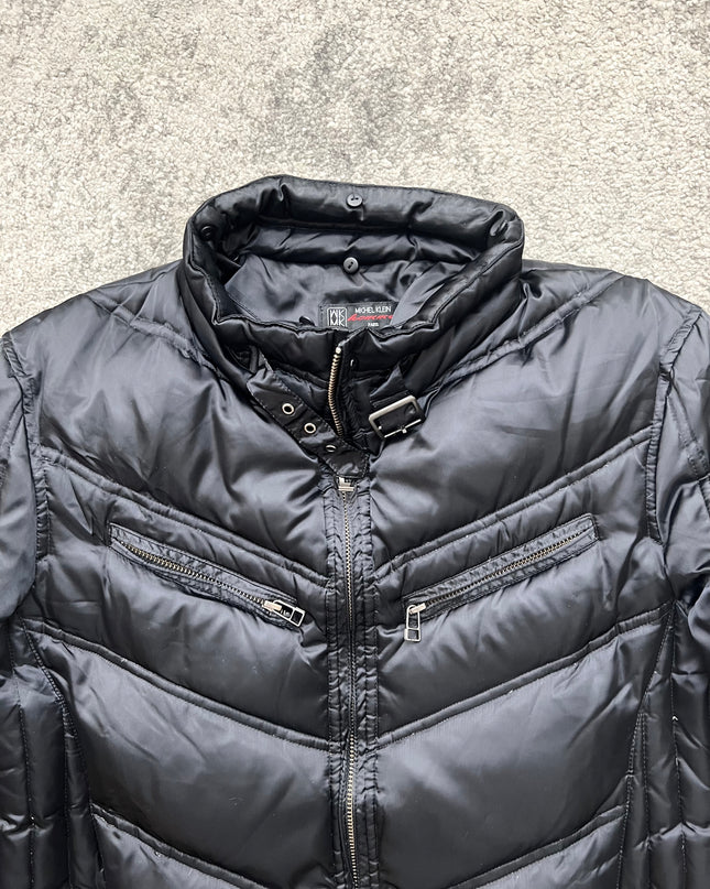 MICHEL KLEIN "PHANTOM CHEVRON" DENIM