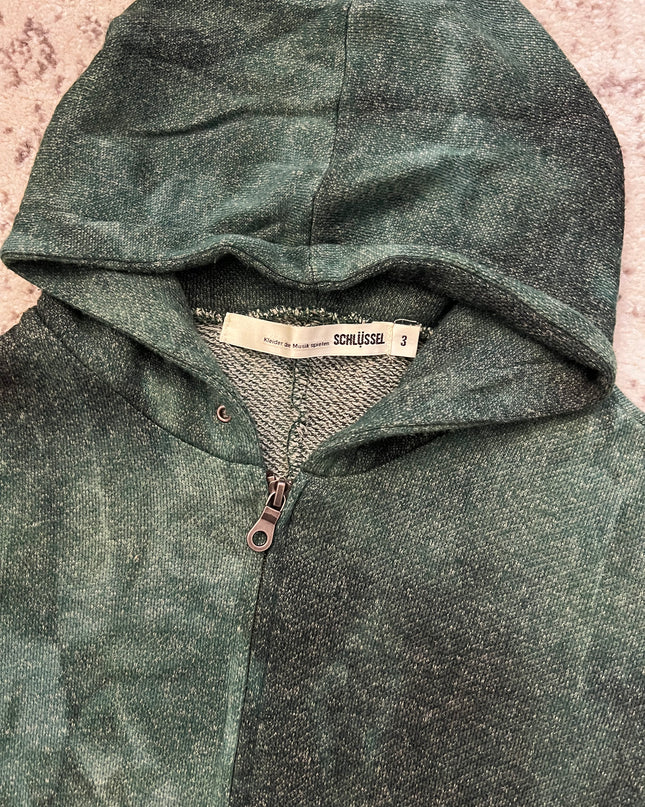 KEY ZIP HOODIE GREEN