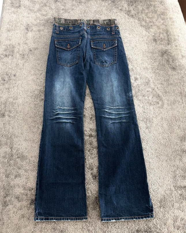 NYLAUS "INDUSTRIAL FADE CODE" DENIM (S-M)