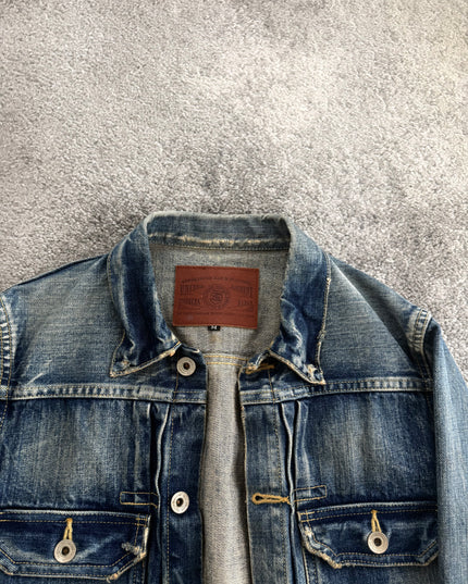 UNITED GARMENT WORKS "INDIGO MEMORY" DENIM JACKET (S)
