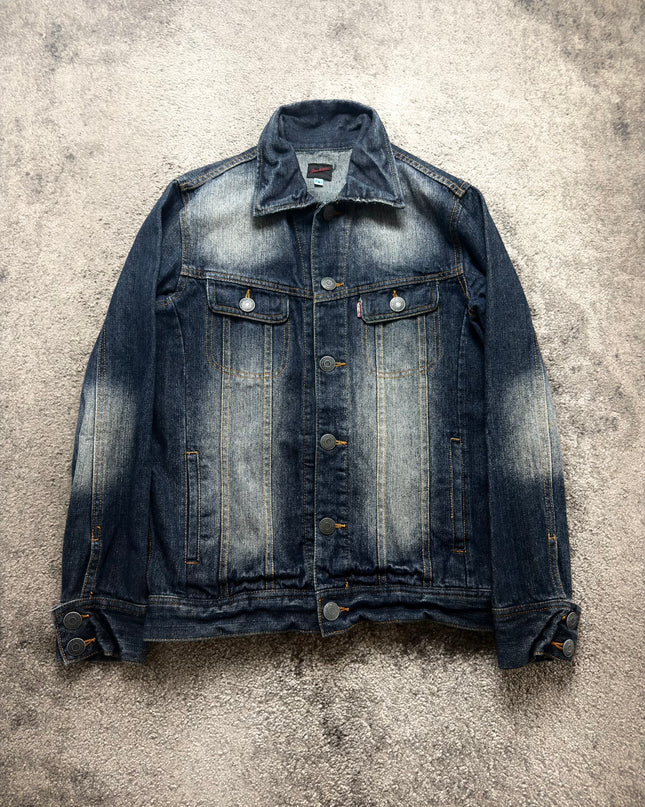 JACKROSE "MIDNIGHT FADE" DENIM JACKET (S)