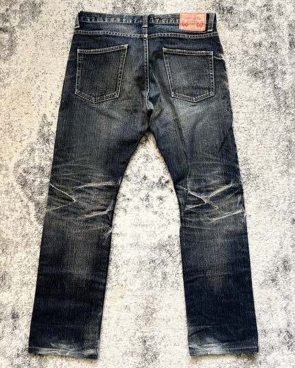 TAKEO KIKUCHI DARK WASHED DENIM