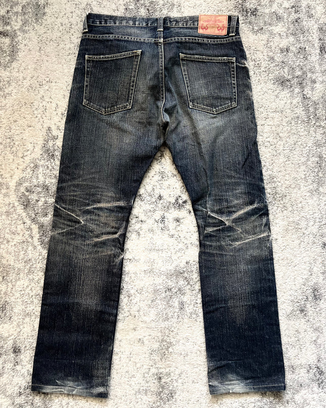 TAKEO KIKUCHI DARK WASHED DENIM