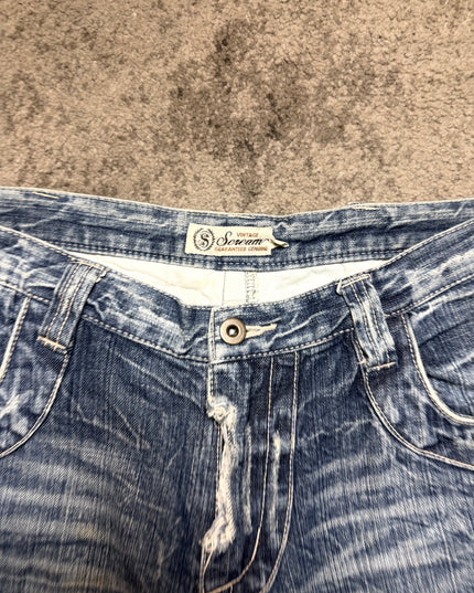 SCREAM "SIDE ZIP WHISPER" DENIM (M)