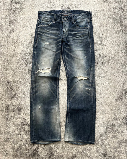 VANQUISH X MURDER LICENSE "DECAY" DENIM