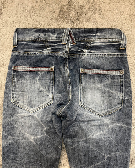 SUPERUBIS "FRACTURED INDIGO" DENIM