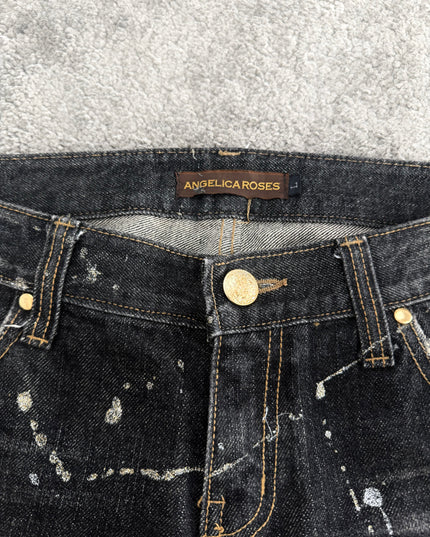 ANGELICA ROSES "PAINTED NOIR" DENIM (M)