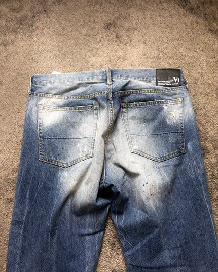 VALMAN "DESTROYED INDIGO" DENIM